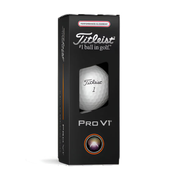 Titleist Pro Vi golf ball packaging on a white background