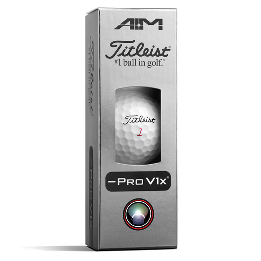 Titleist 26' Pro V1x Left Dash Performance Alignment Golf Balls