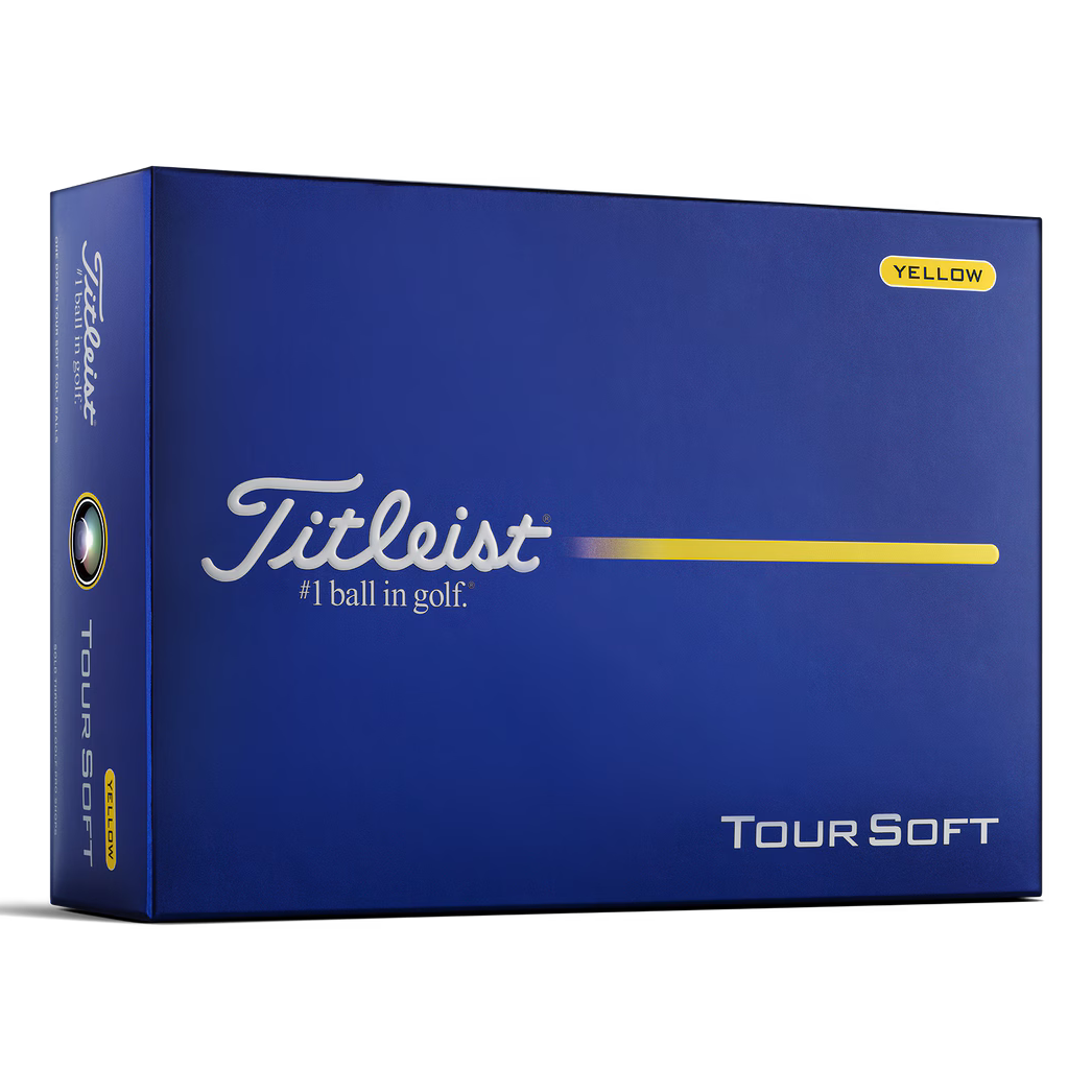 Titleist Tour Soft golf ball box on a white background