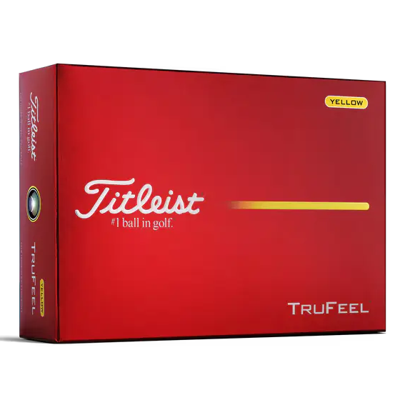 Titleist 26' Trufeel Yellow Golf Balls