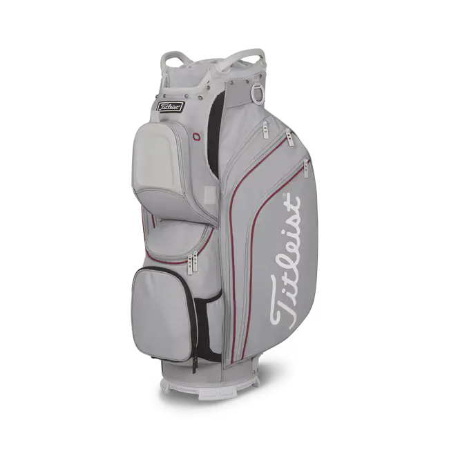 Titleist Cart 15 Cart Bag - Cool Gray/Crimson/White