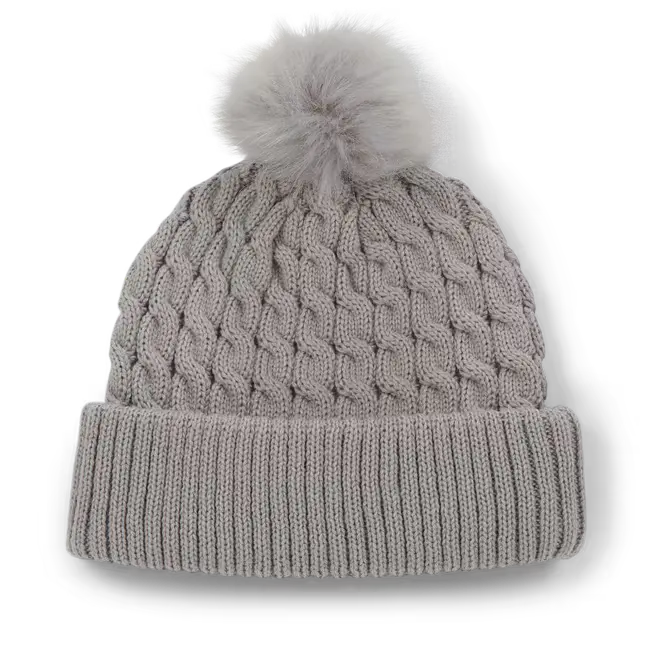 Titleist Cable Knit Pom Pom Beanie