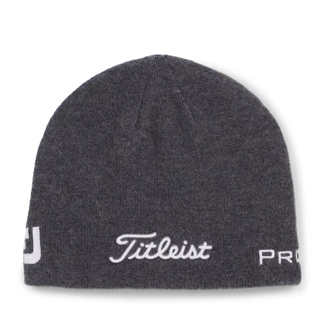Titleist Tour Merino Wool Golf Beanie Charcoal