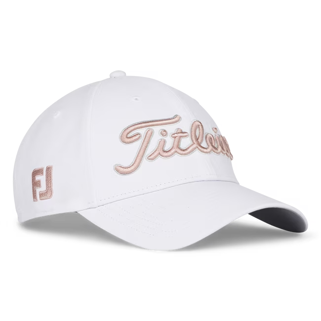 Titleist 2025 Tour Performance Cap - White/Soft Pink/Marble