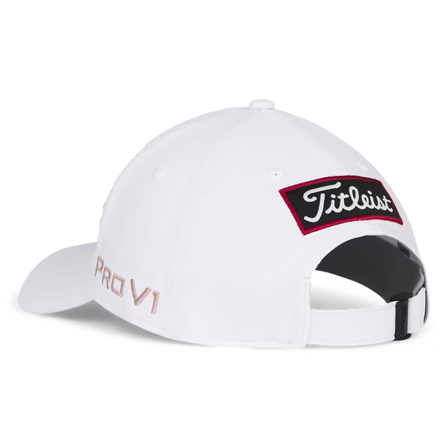 Titleist 2025 Tour Performance Cap - White/Soft Pink/Marble