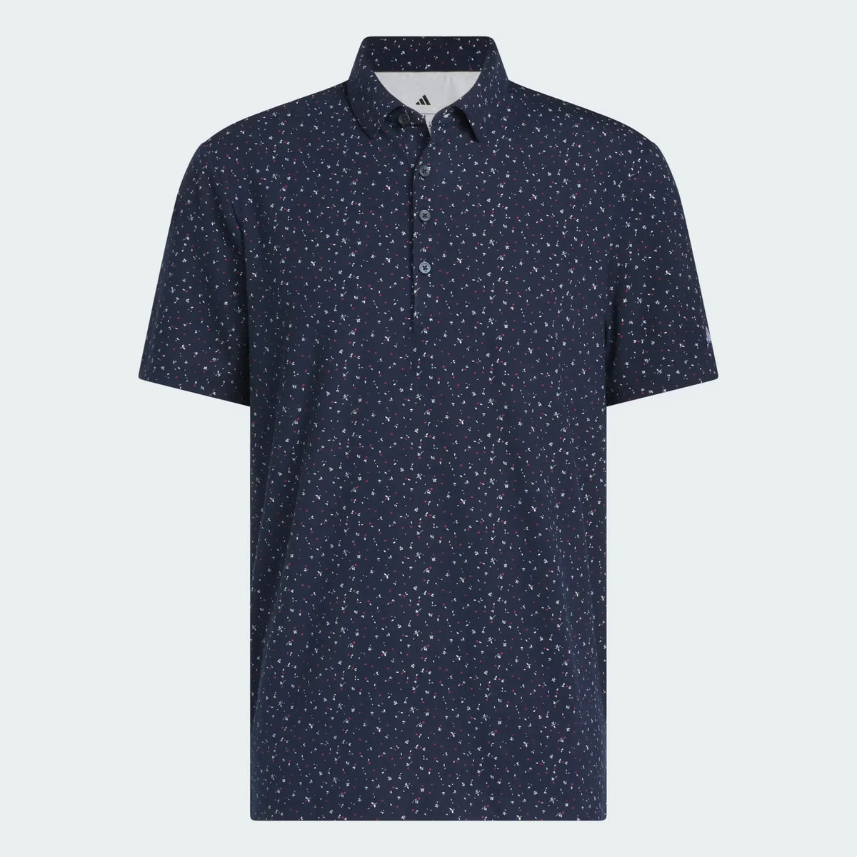 Adidas Ultimate365+ Climacool Butterspun Break Out Print Polo - Collegiate Navy