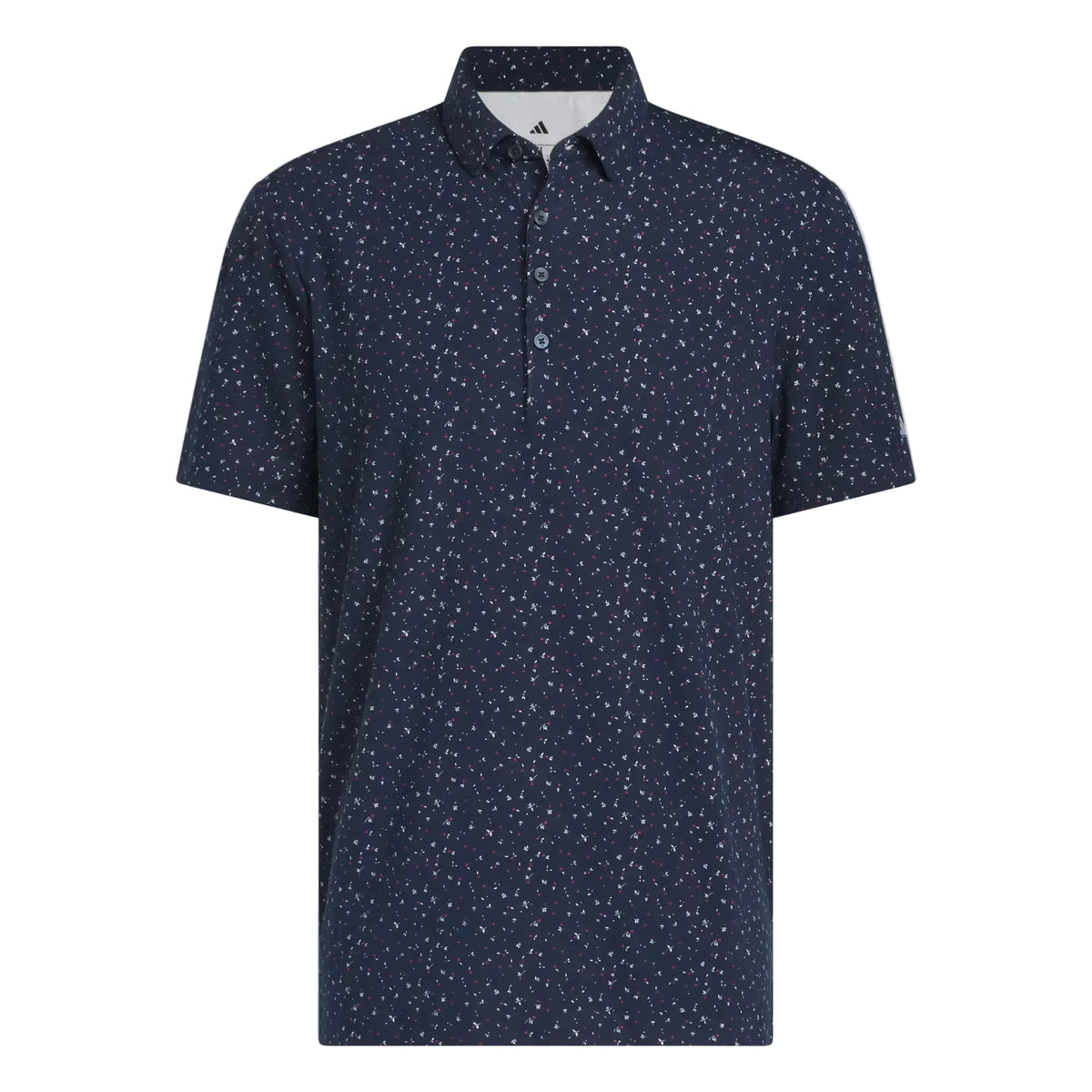 Adidas Ultimate365+ Climacool Butterspun Break Out Print Polo - Collegiate Navy