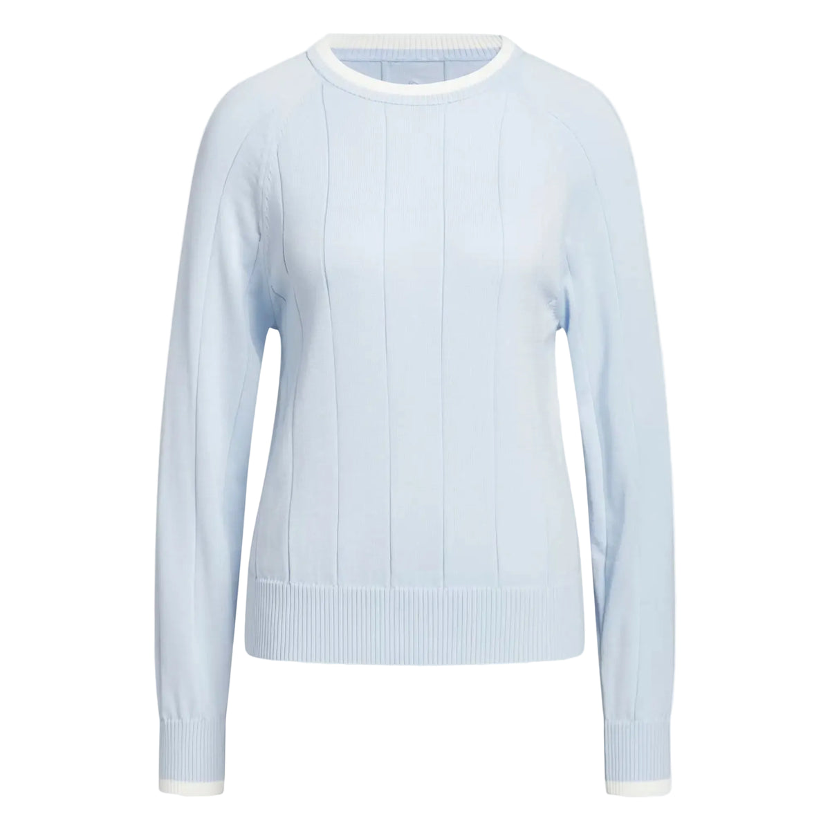 Adidas Women's Ultimate365+ Knit Crew Sweater - Crystal Sky