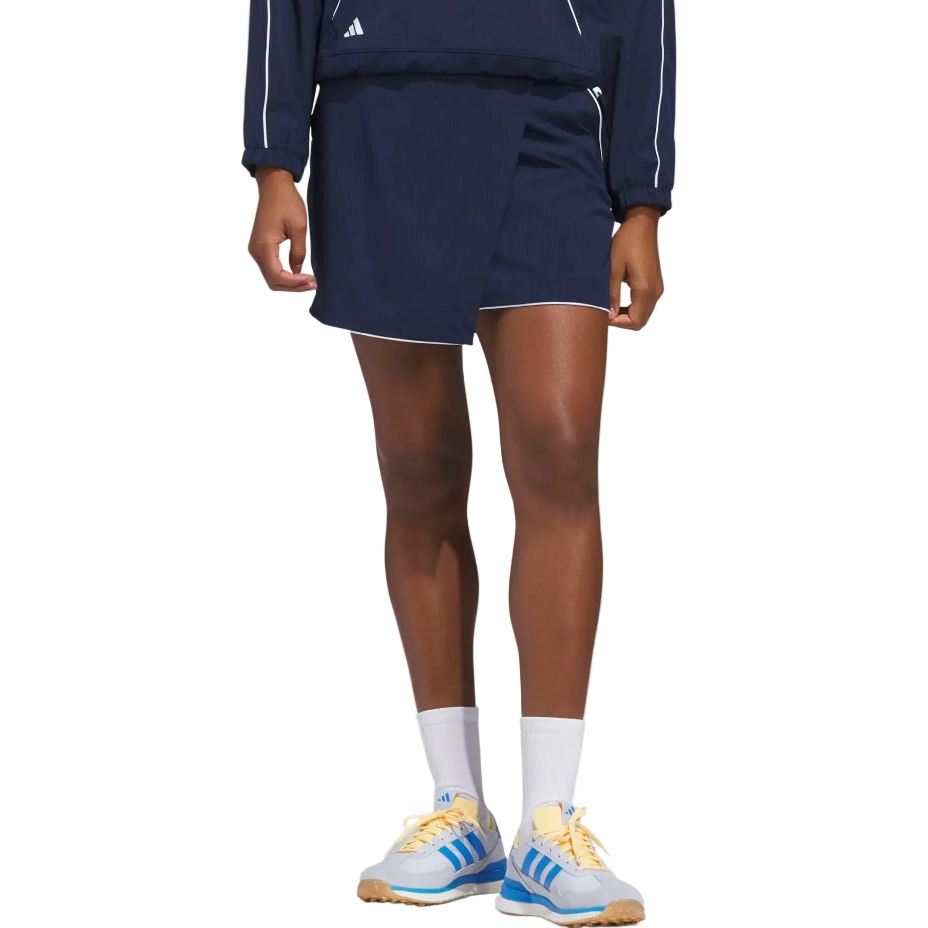 Adidas Ladies Ultimate365 Seersucker Skort - Navy