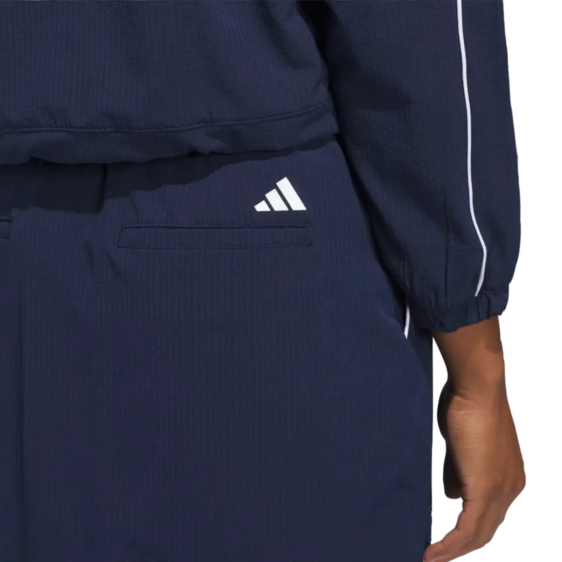 Adidas Ladies Ultimate365 Seersucker Skort - Navy