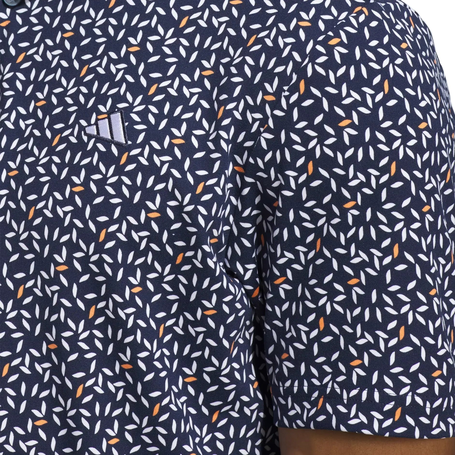 Adidas Ultimate365+Soft Print Polo Shirt - Navy