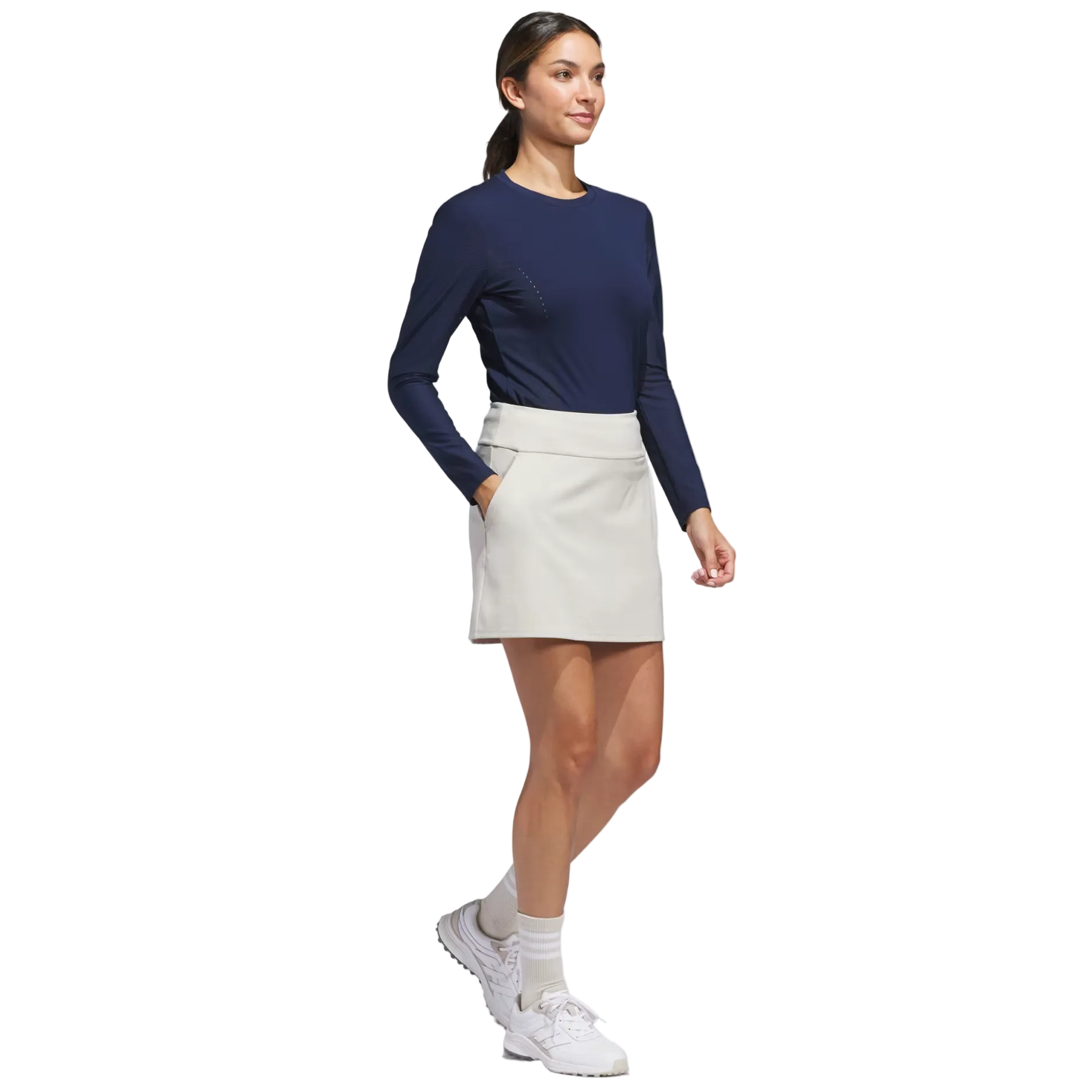 Adidas Ultimate365 Solid Knit Skort - Beige