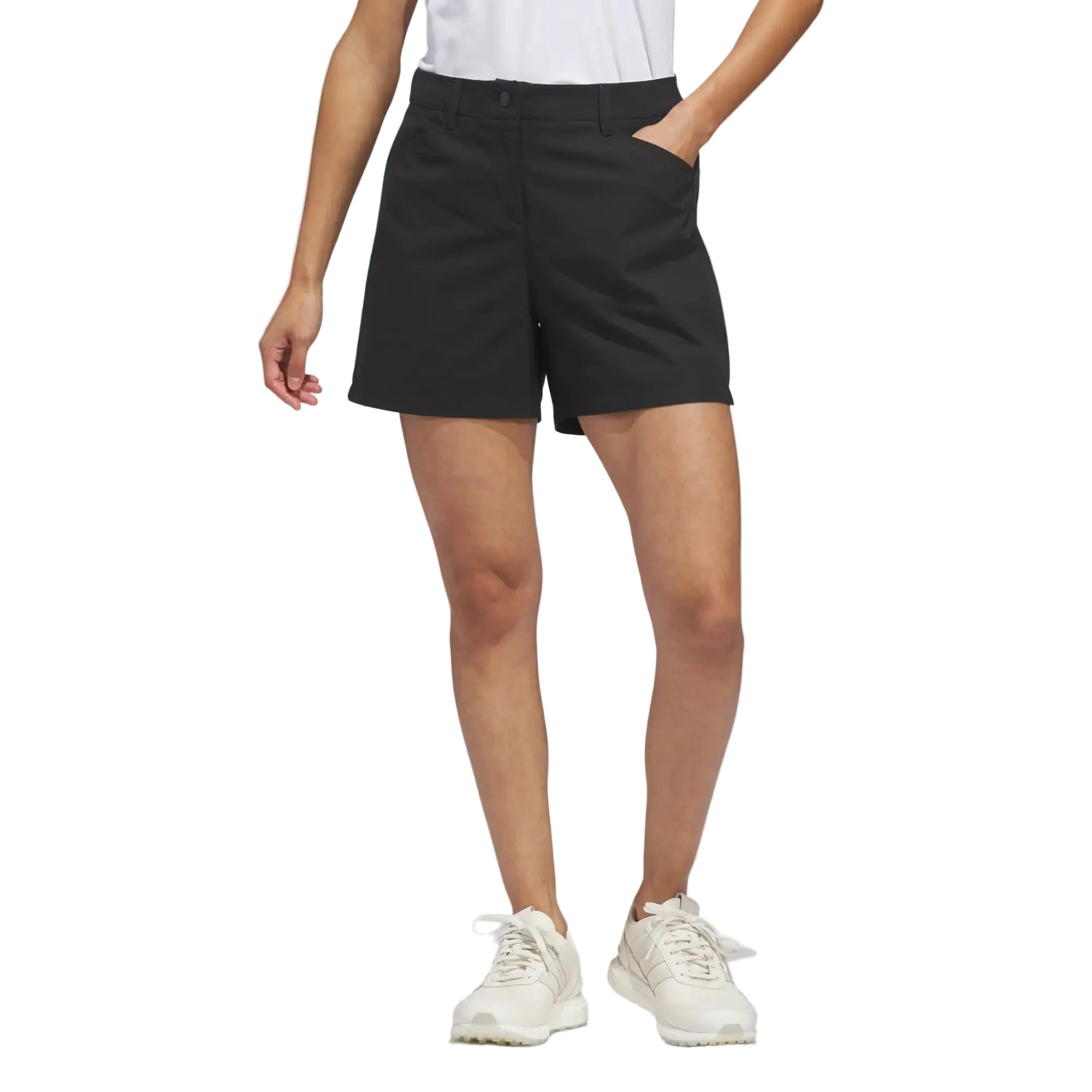 Adidas Ladies Ultimate365+ Twistweave 5-Inch Shorts - Black
