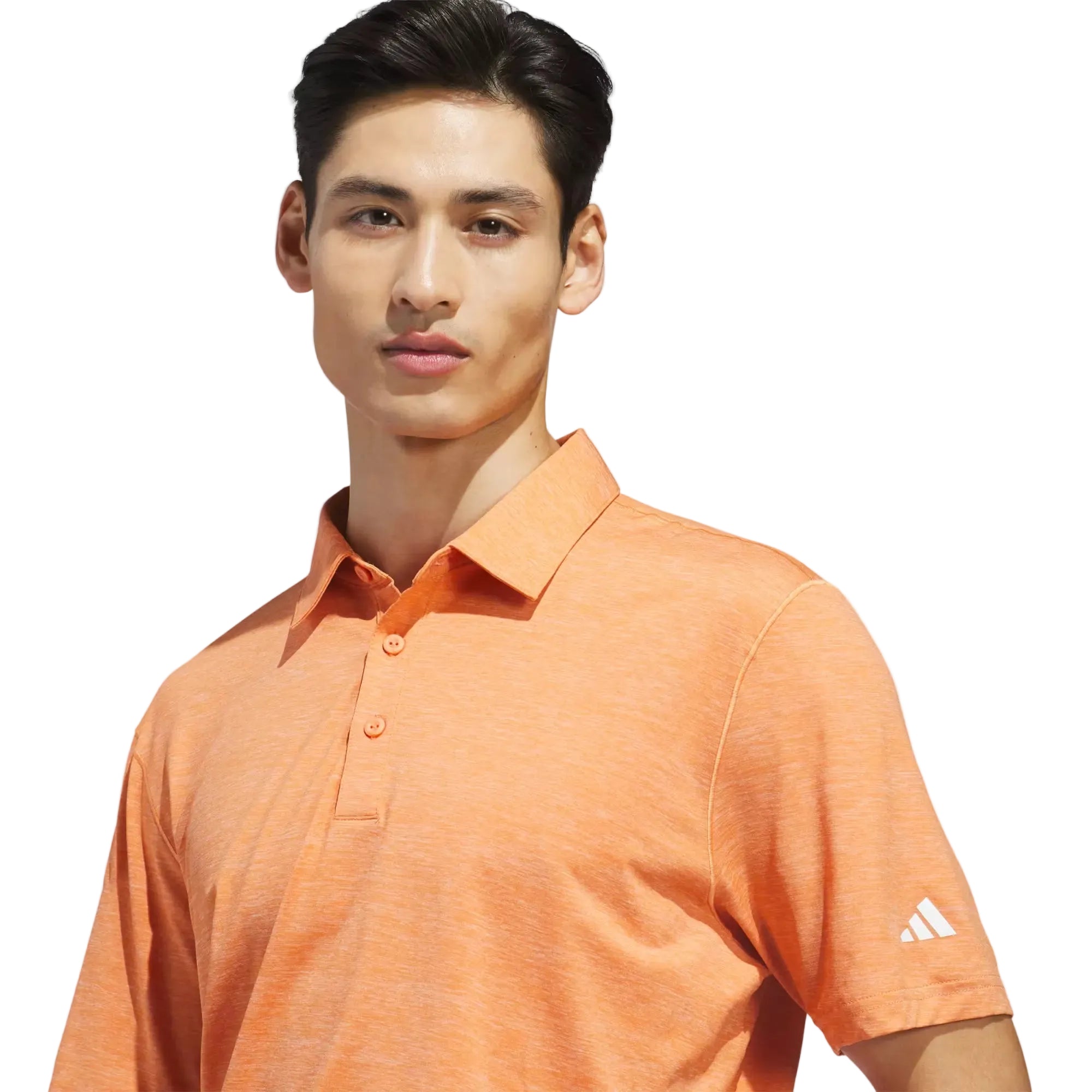 Adidas Ultimate365 Elevated TwistKnit Polo - Dusky Orange