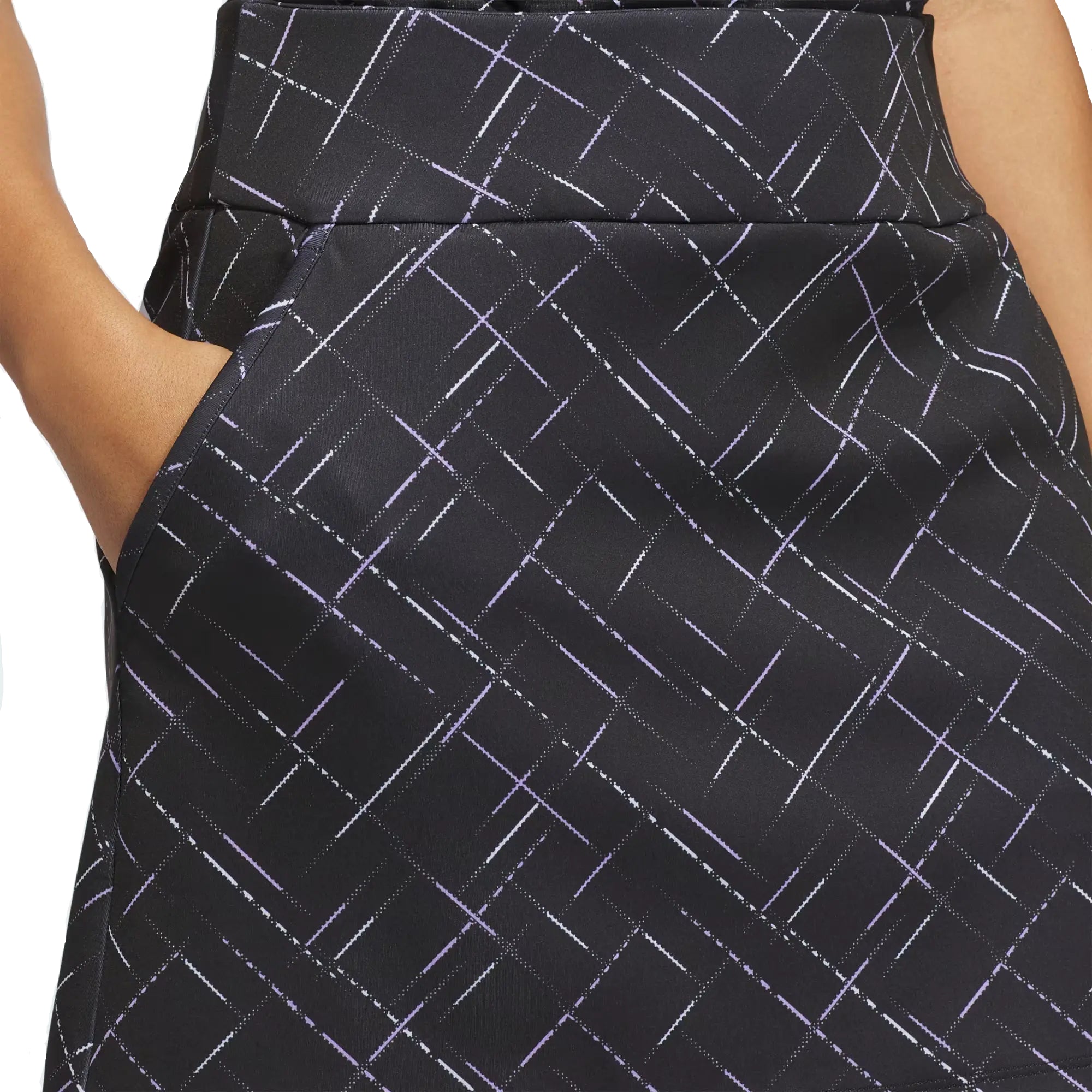 Adidas Ulimate365 Printed Skort - Black/ Powder Plum