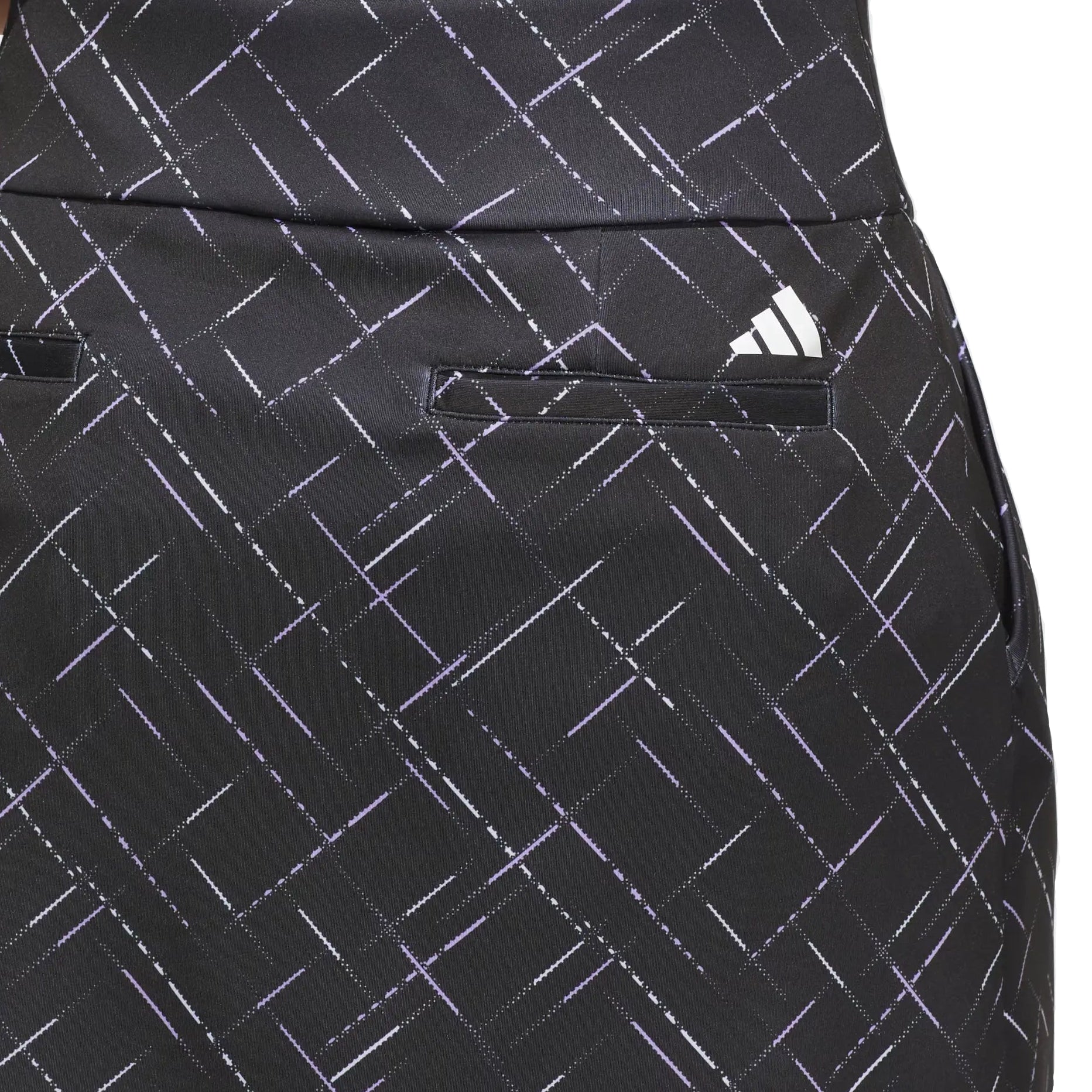 Adidas Ulimate365 Printed Skort - Black/ Powder Plum