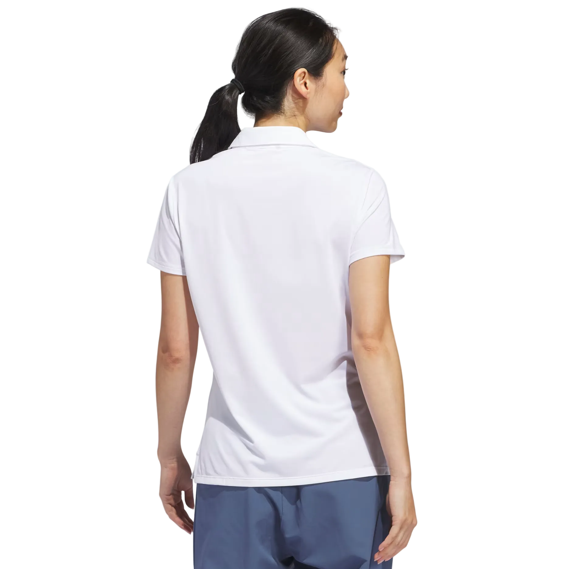 Adidas Ladies Ultimate365 Solid Polo - White