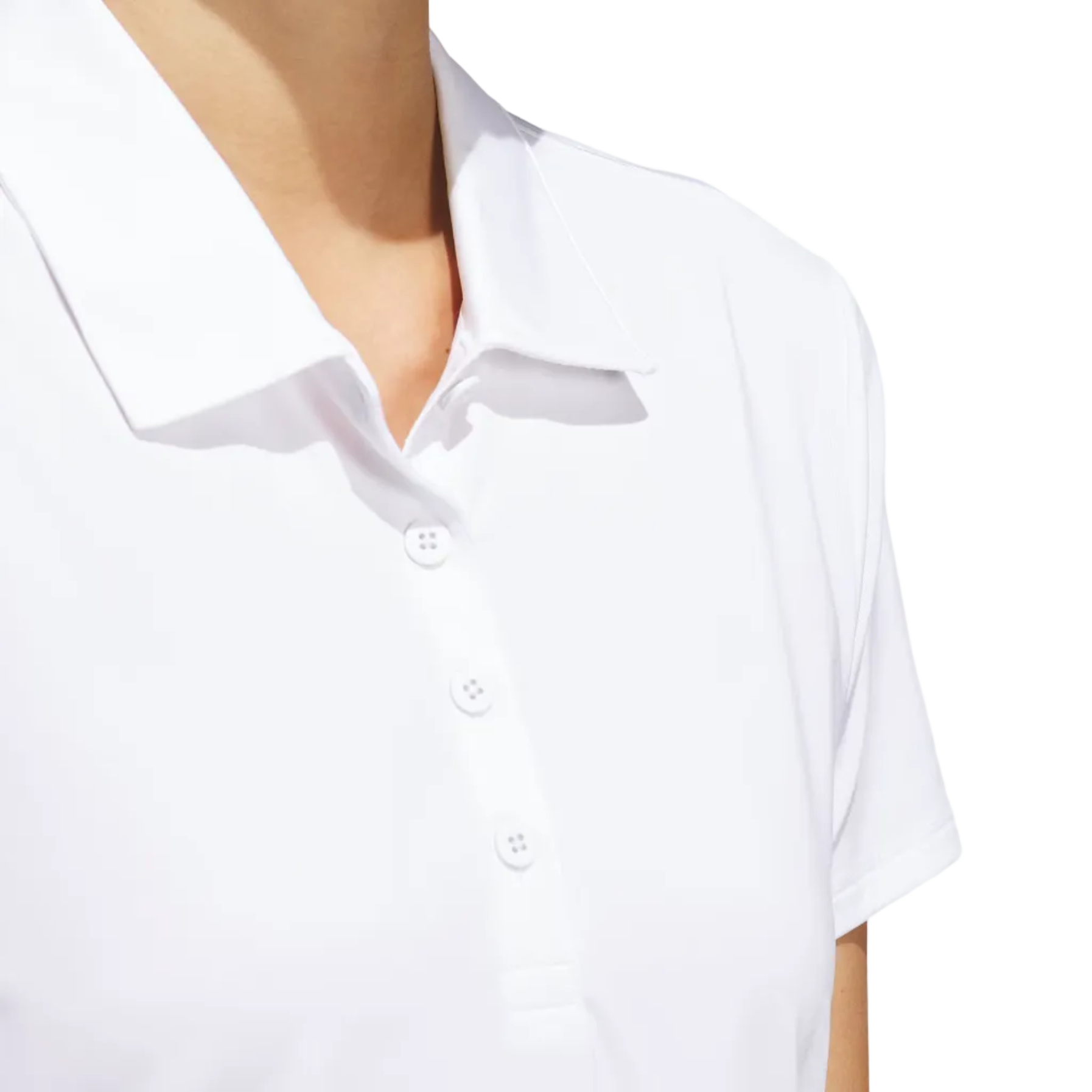 Adidas Ladies Ultimate365 Solid Polo - White