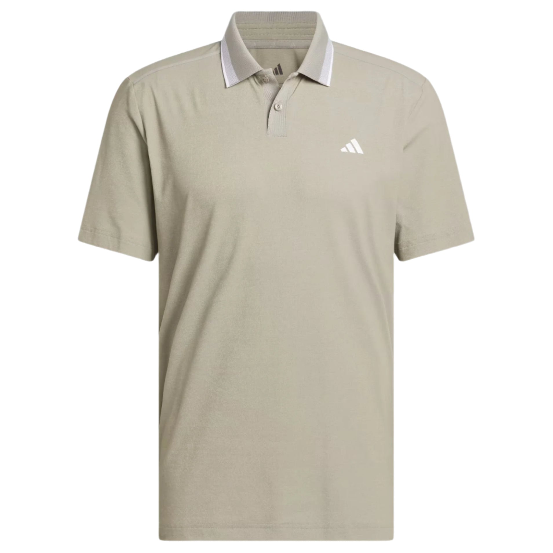 Adidas Ultimate365 Pique Golf Polo Shirt - Beige
