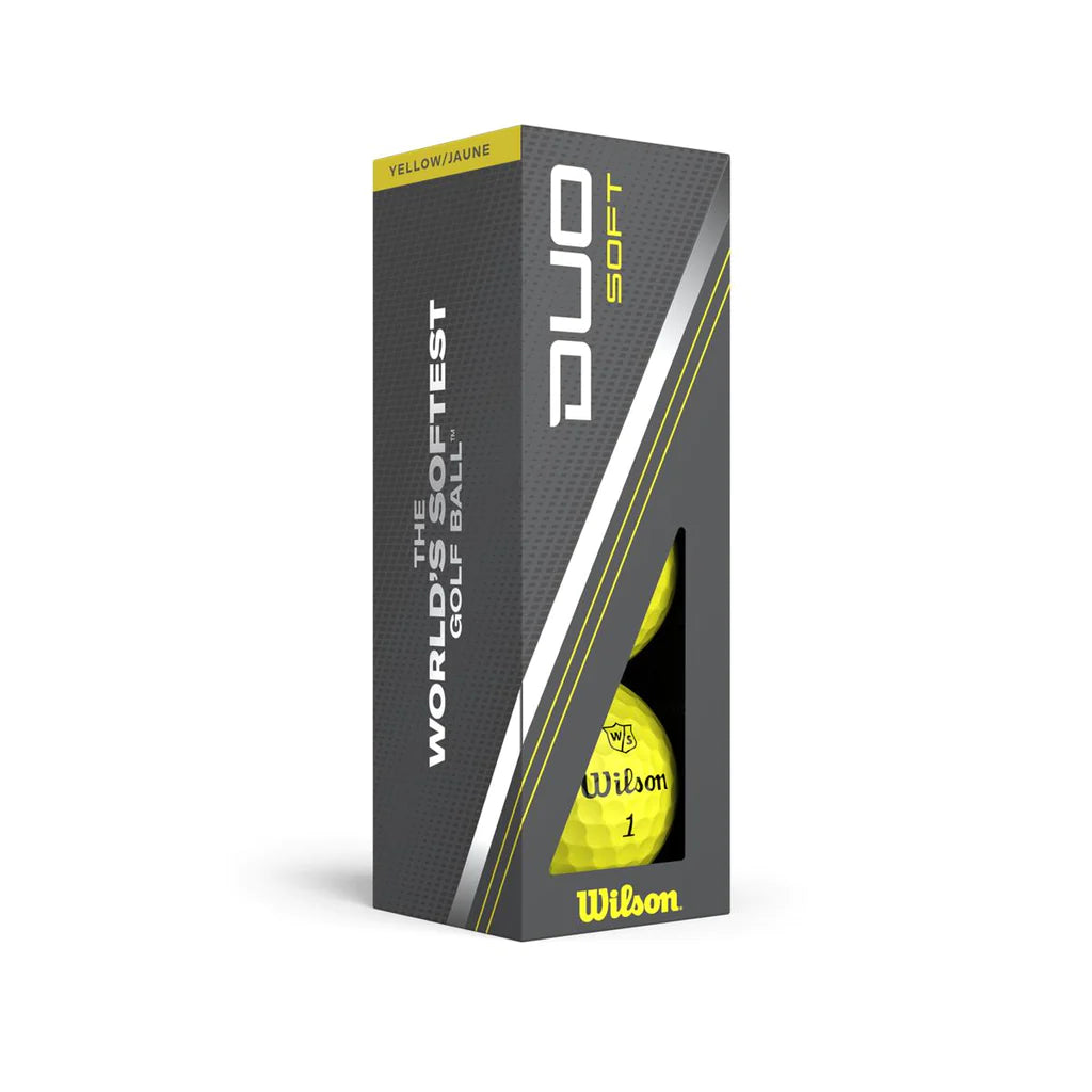 Wilson Staff DUO Soft Yellow Golf Balls - Sleeve