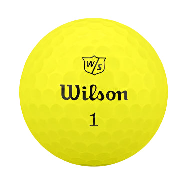 Wilson Staff DUO Soft Yellow Golf Balls - Dozen