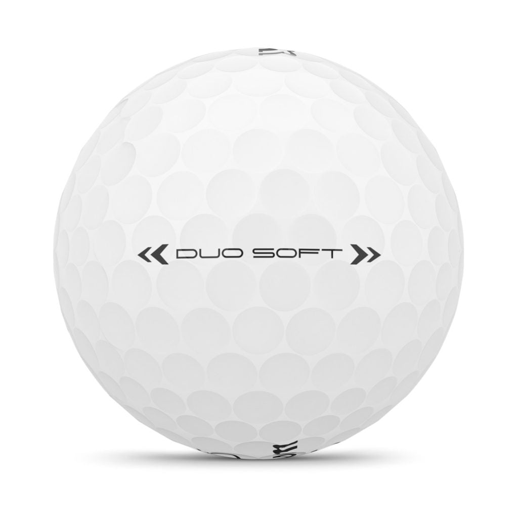 Wilson Duo Soft 2025 White Golf Balls - Sleeve