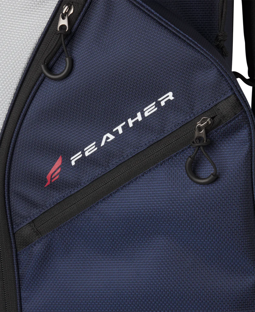 Wilson Staff Feather Cart Bag - Navy/Silver