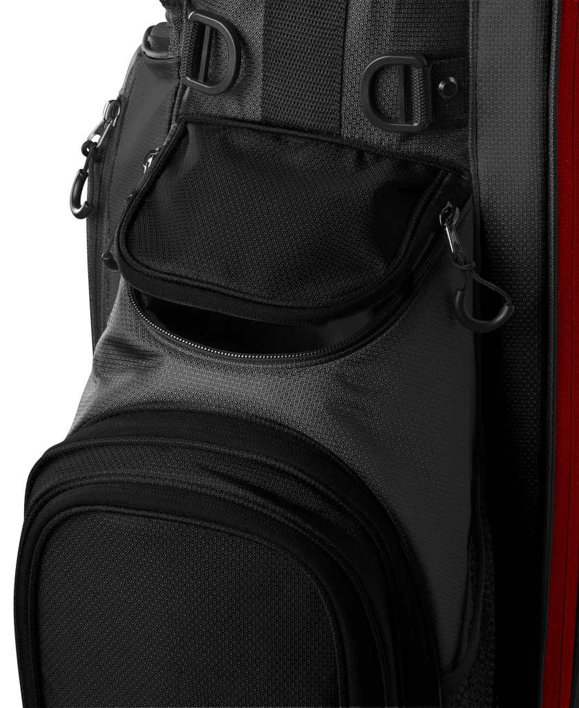Wilson Staff Feather Stand Bag - Black/Grey/Red