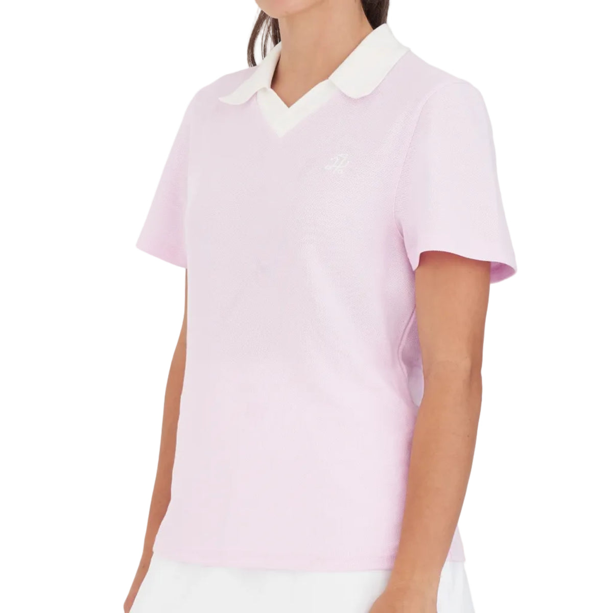 womens golf polo in pink