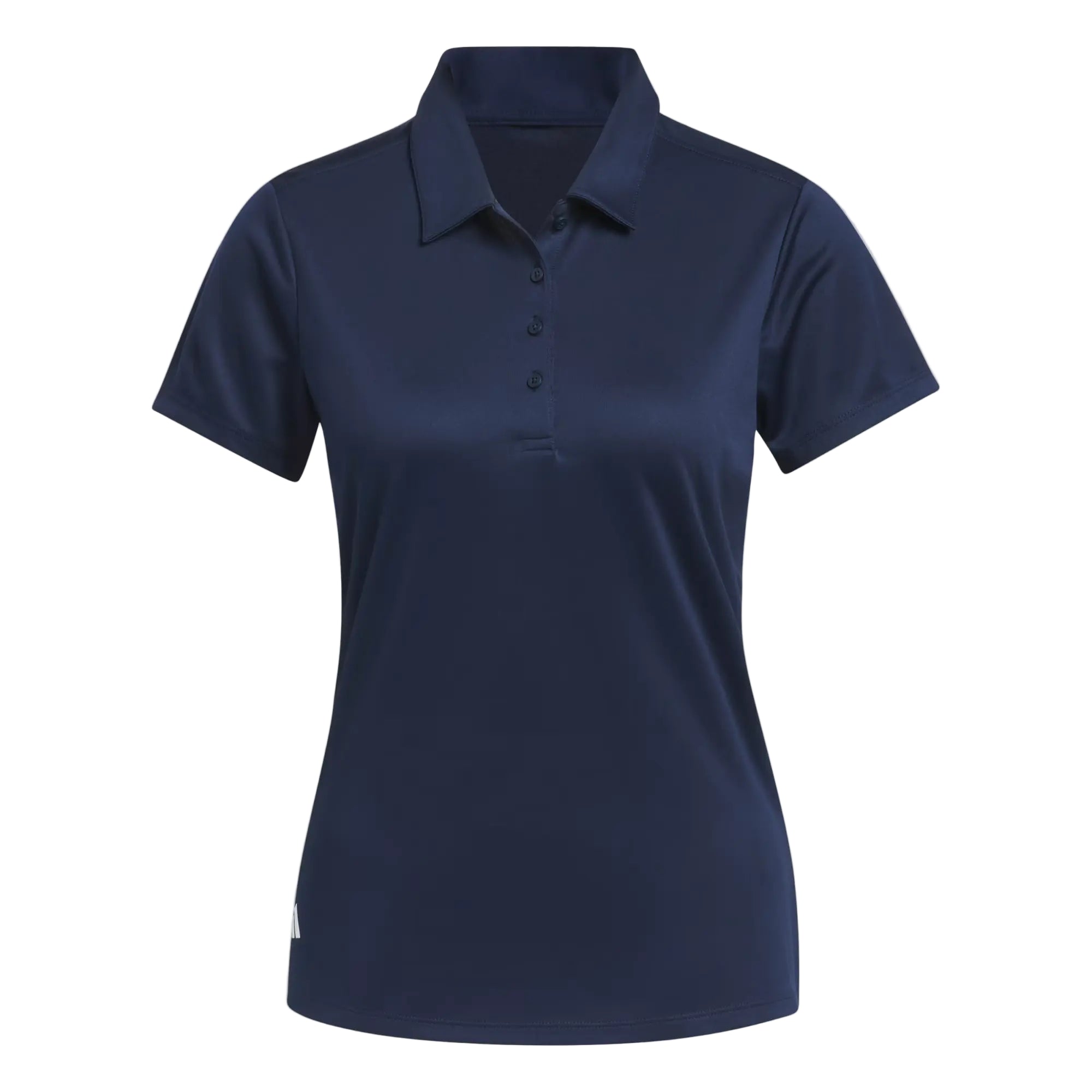 Adidas Ladies Solid Performance Polo - Navy