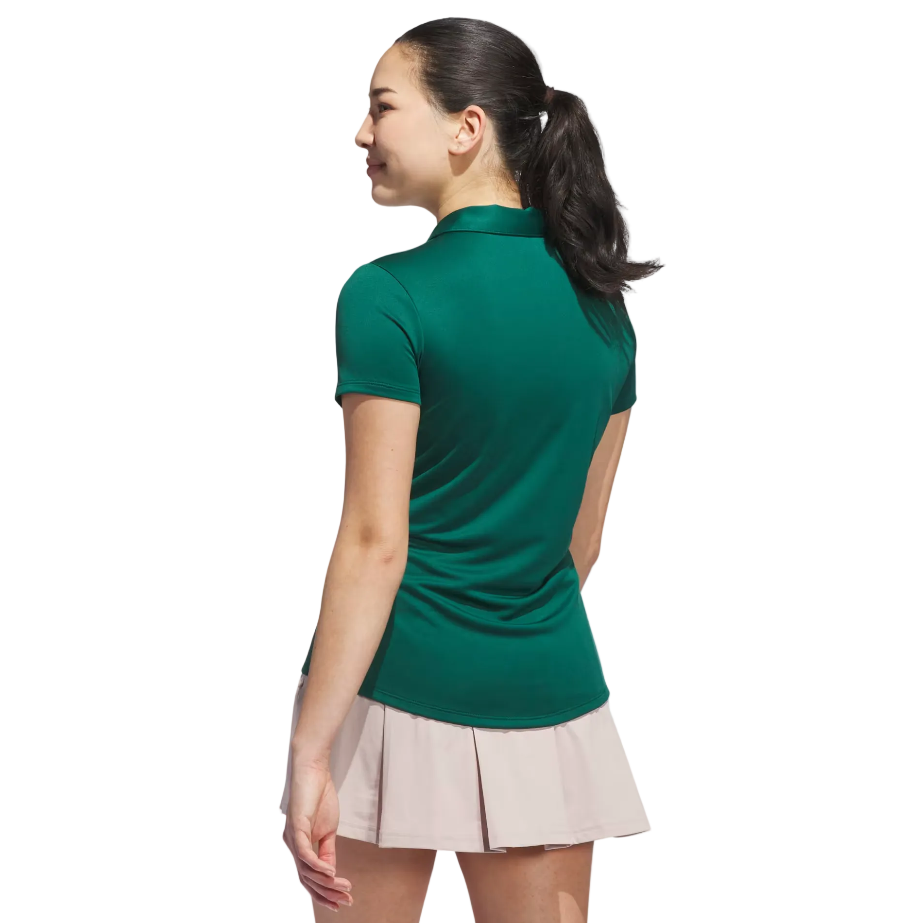 Adidas Ladies Ultimate365 Performance Solid Polo - Collegiate Green