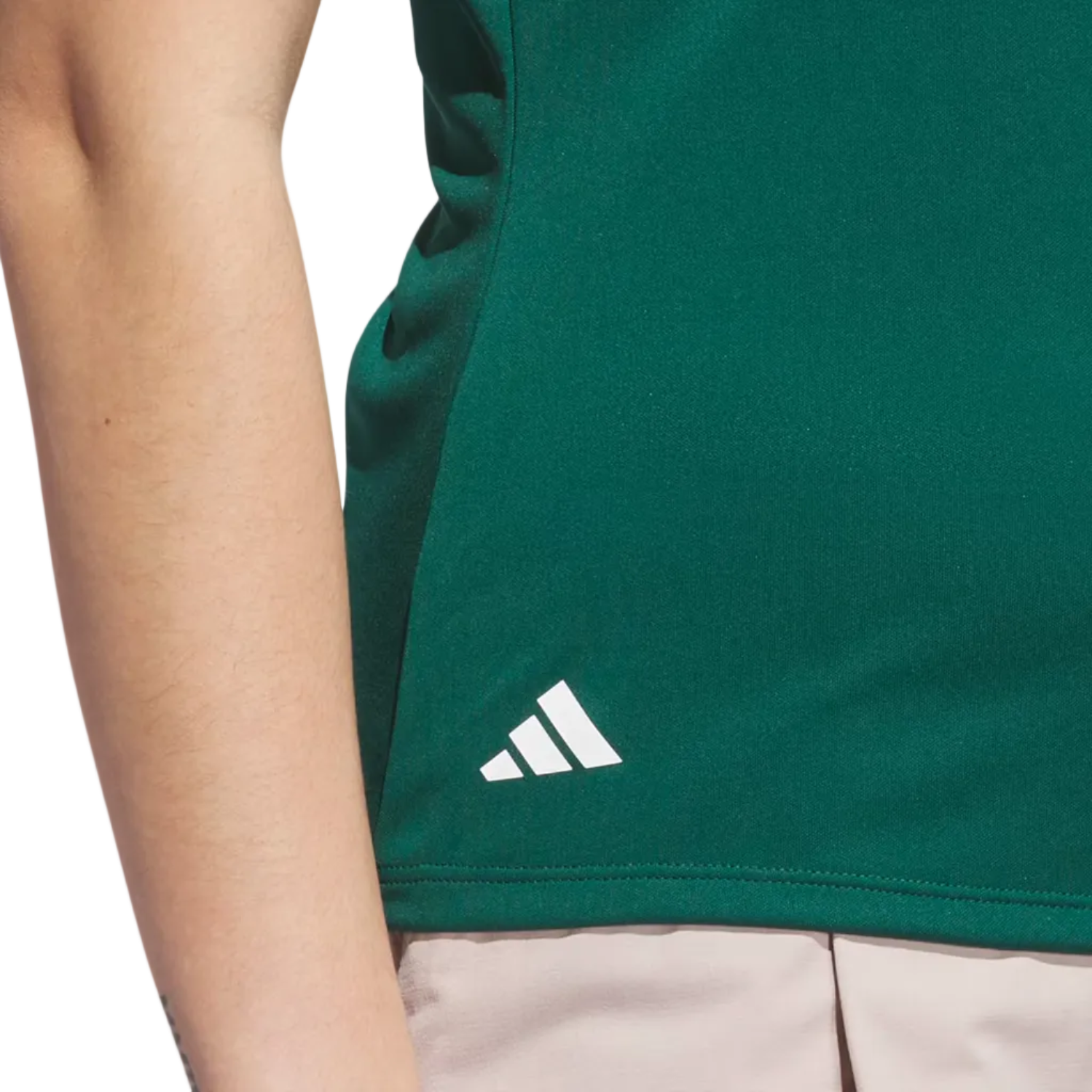 Adidas Ladies Ultimate365 Performance Solid Polo - Collegiate Green