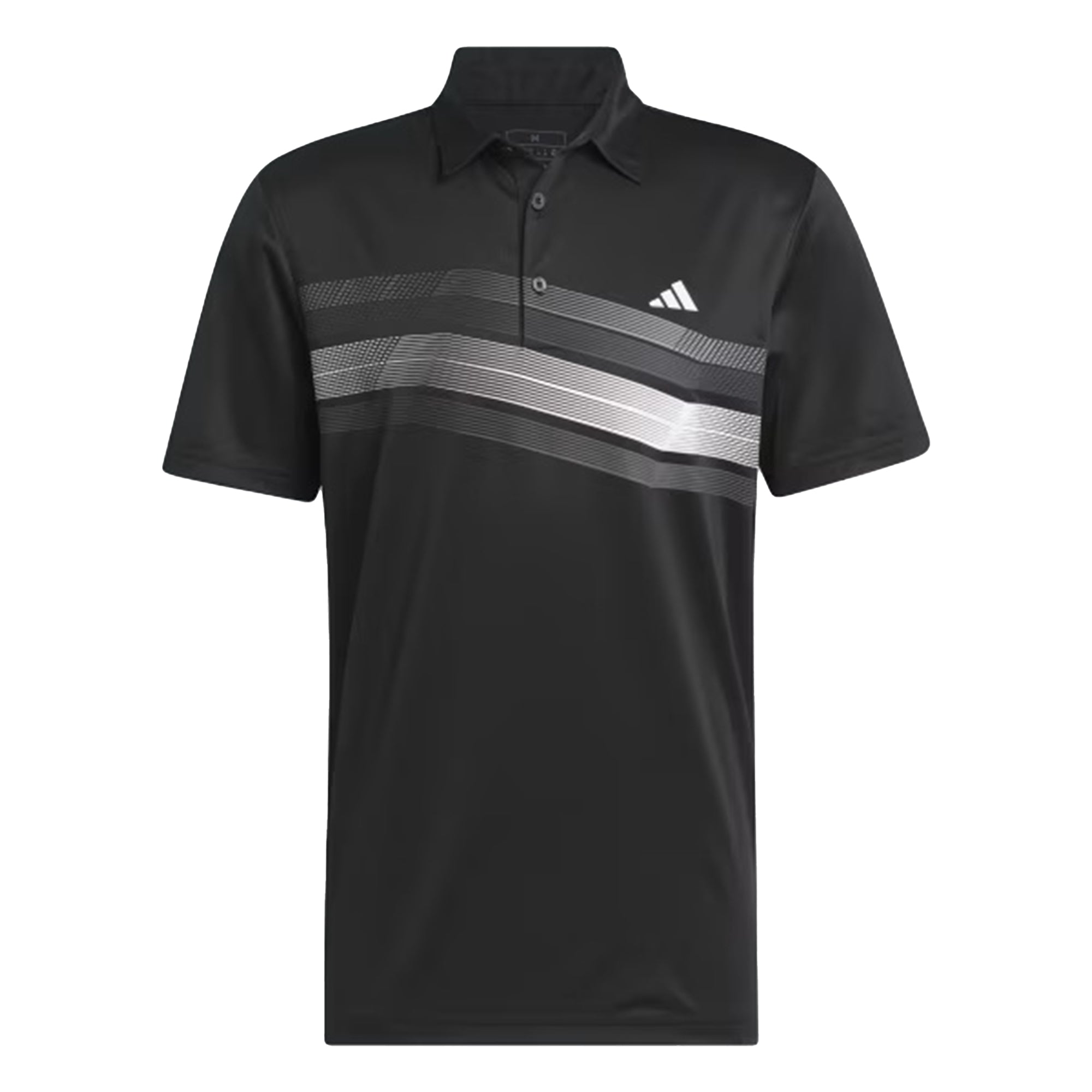 Adidas Core Chest Stripe Polo Shirt - Black