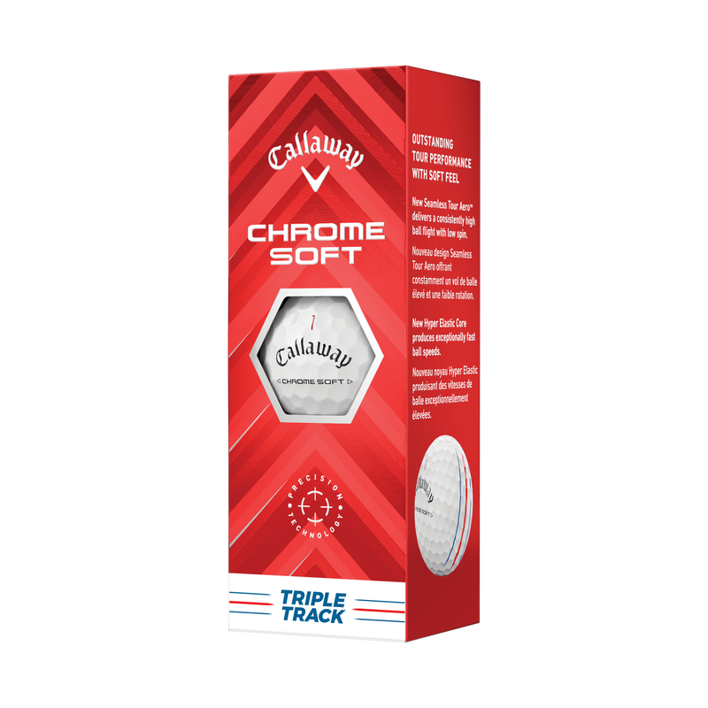 Callaway Chrome Soft Triple Track Golf Balls - Dozen