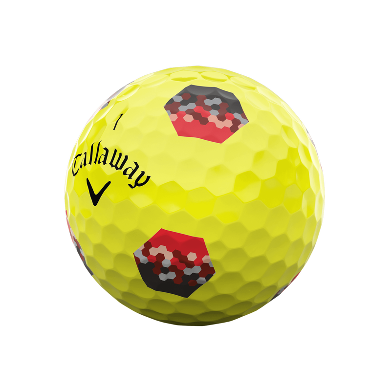 Callaway Chrome Soft Trutrack Yellow Golf Balls - Sleeve