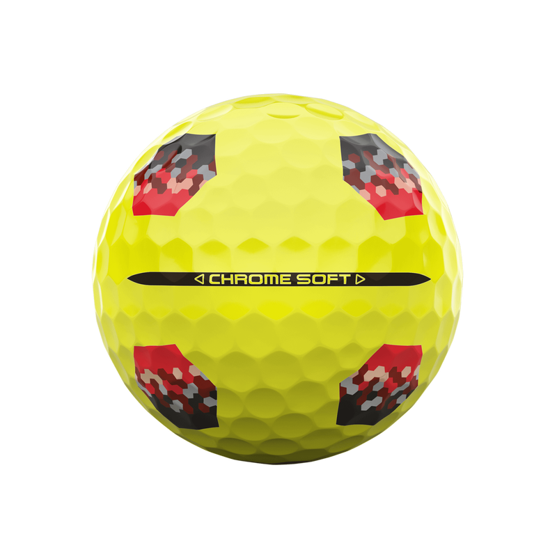 Callaway Chrome Soft Trutrack Yellow Golf Balls - Sleeve