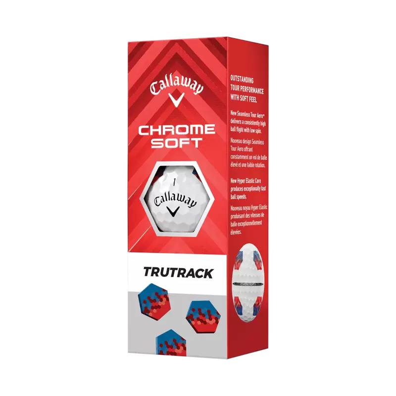 Callaway Chrome Soft Trutrack Golf Balls - Sleeve