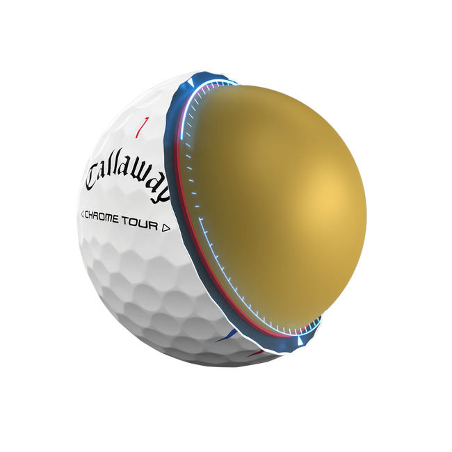 Callaway Chrome Tour Triple Track Golf Balls - Sleeve