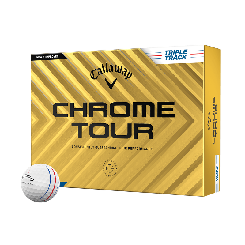 Callaway Chrome Tour Triple Track Golf Balls - Dozen