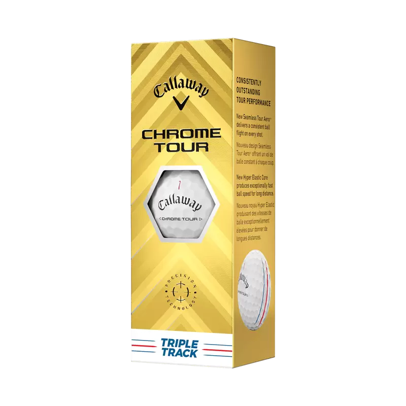 Callaway Chrome Tour Triple Track Golf Balls - Sleeve