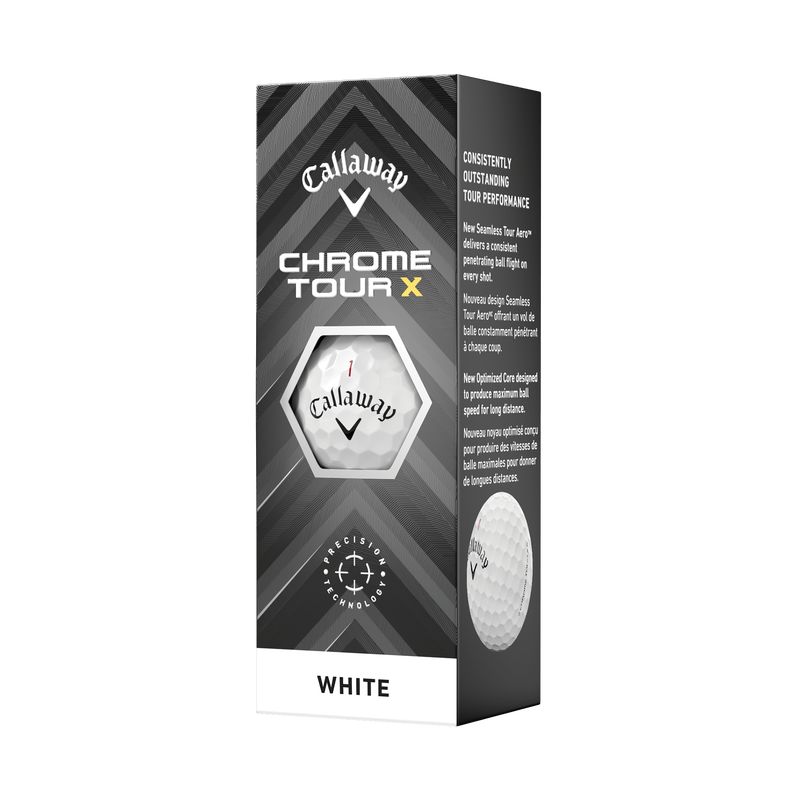 Callaway Chrome Tour X Golf Balls - Sleeve