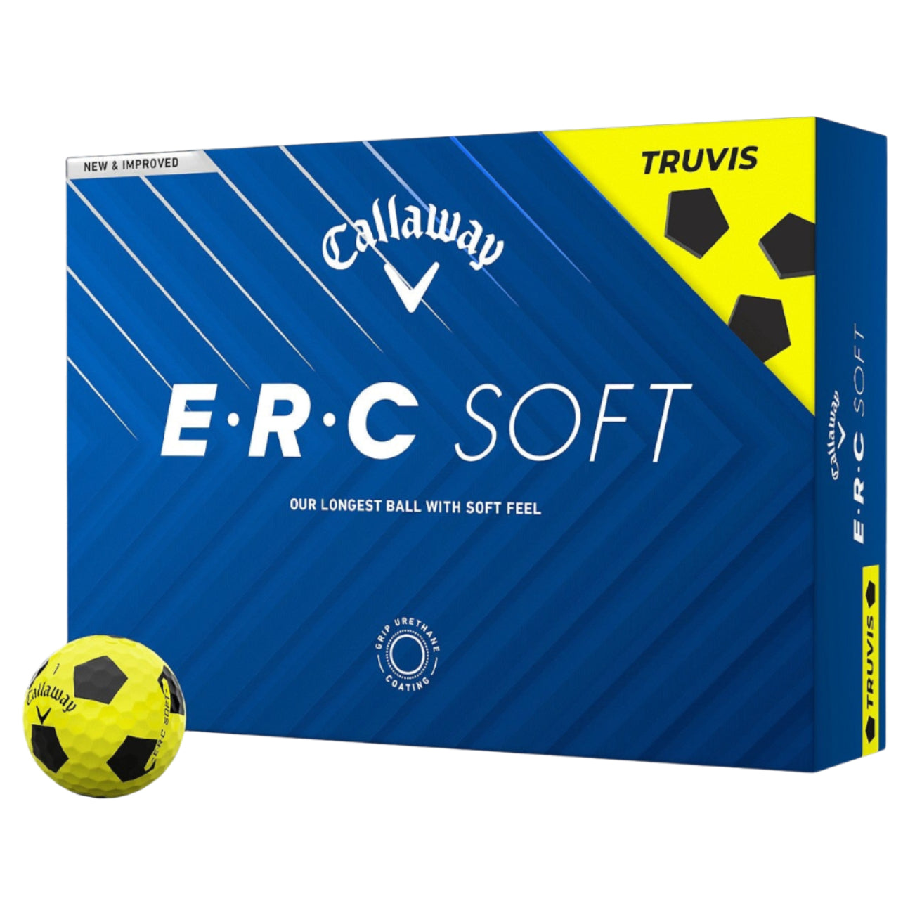 Callaway ERC Soft Truvis Yellow Golf Balls