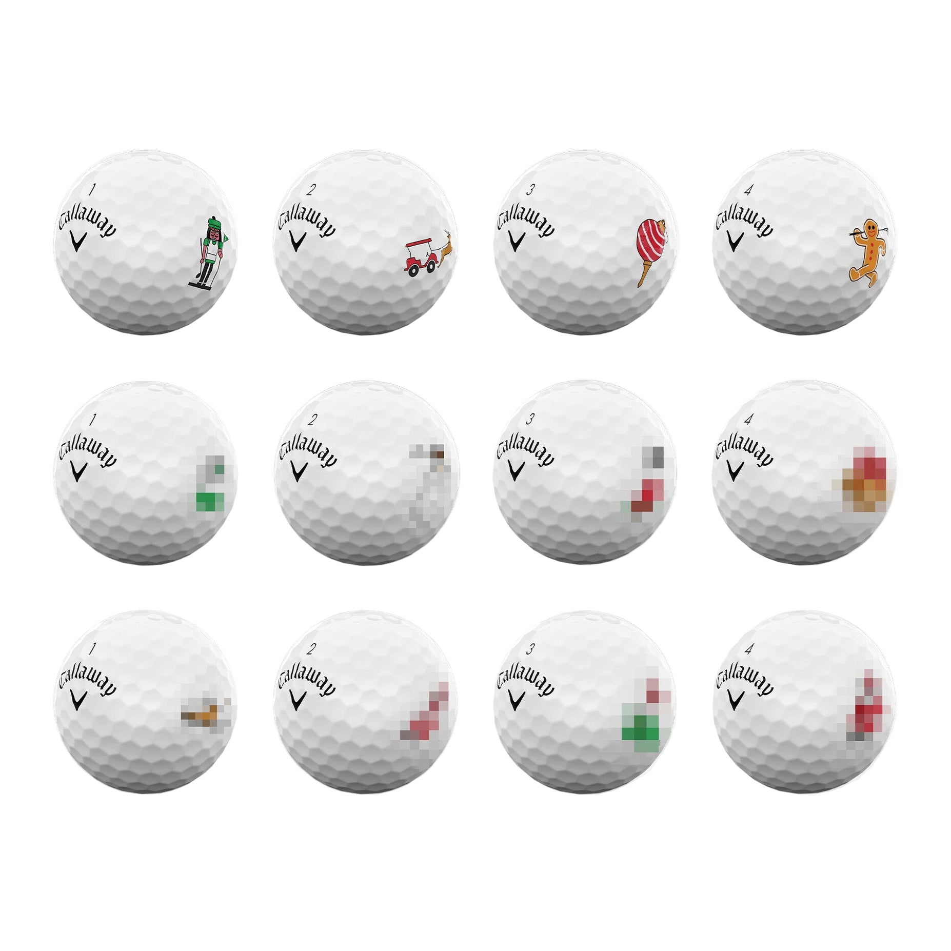 Callaway 2025 Supersoft Golf Ball Advent Calendar
