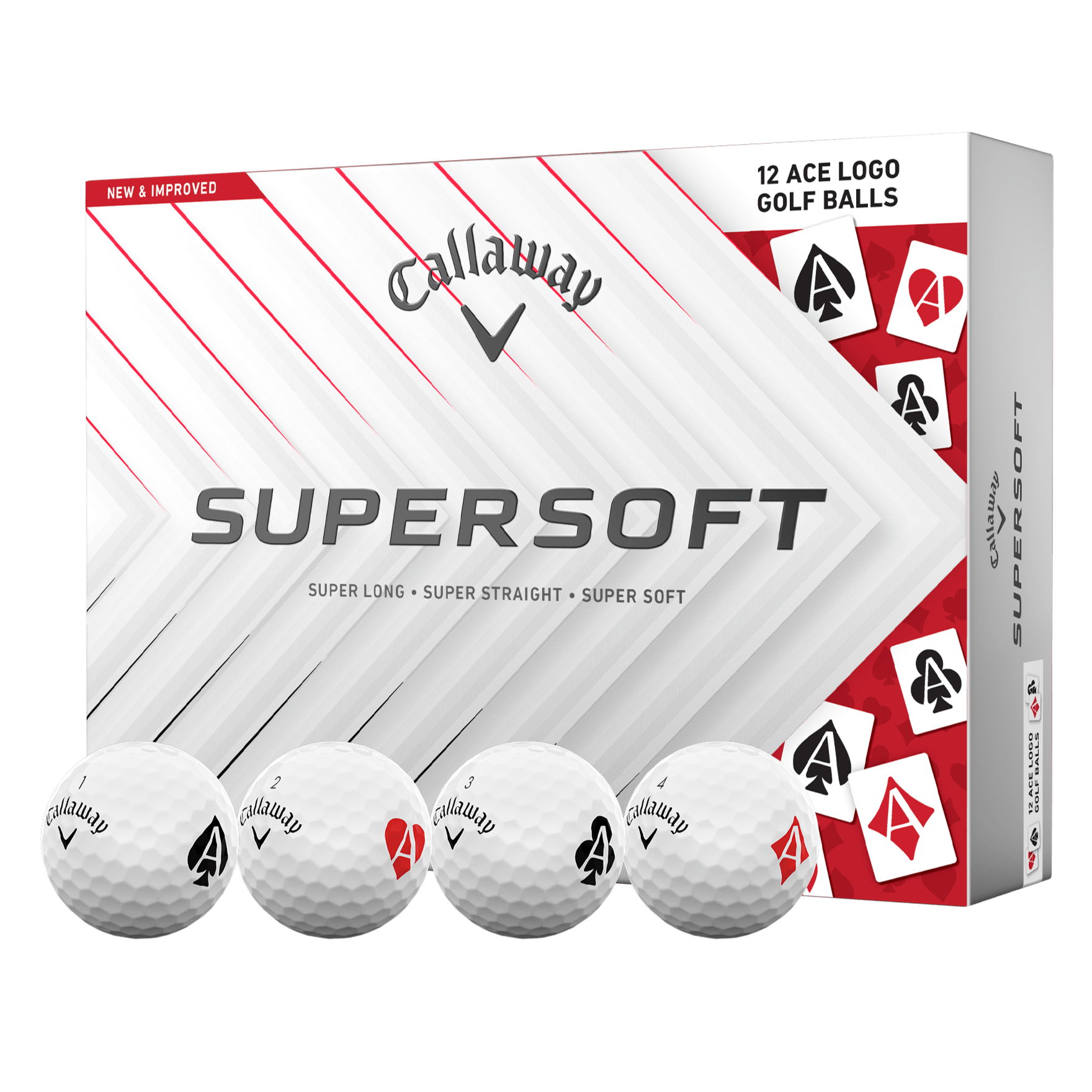 Callaway 2025 Supersoft Limited Edition Aces Golf Balls