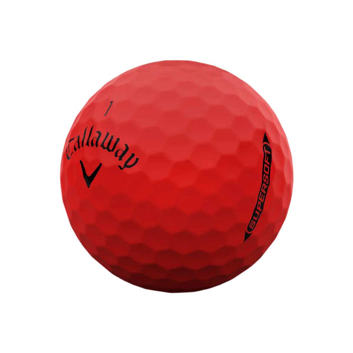 Callaway 2025 Supersoft Golf Balls - Red