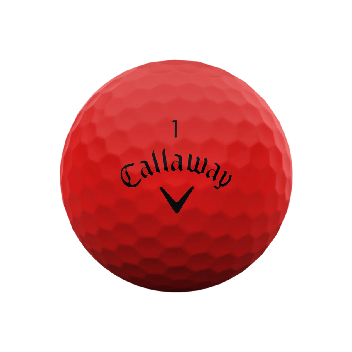 Callaway 2025 Supersoft Golf Balls - Red
