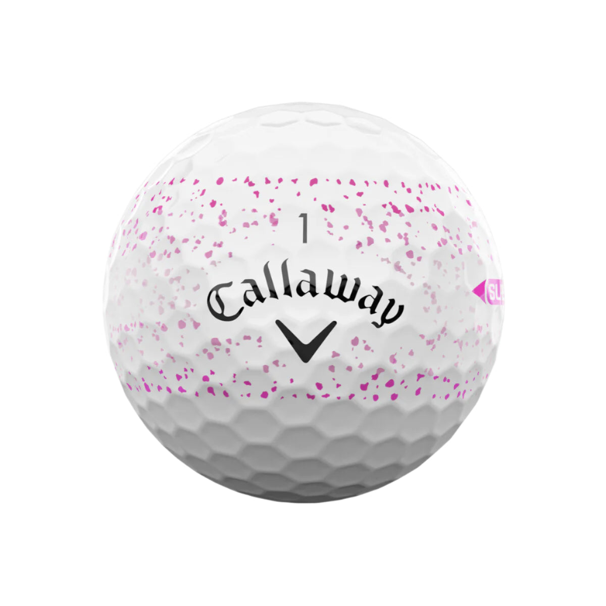 Callaway 2025 Supersoft Golf Balls Dozen - Splatter Pink