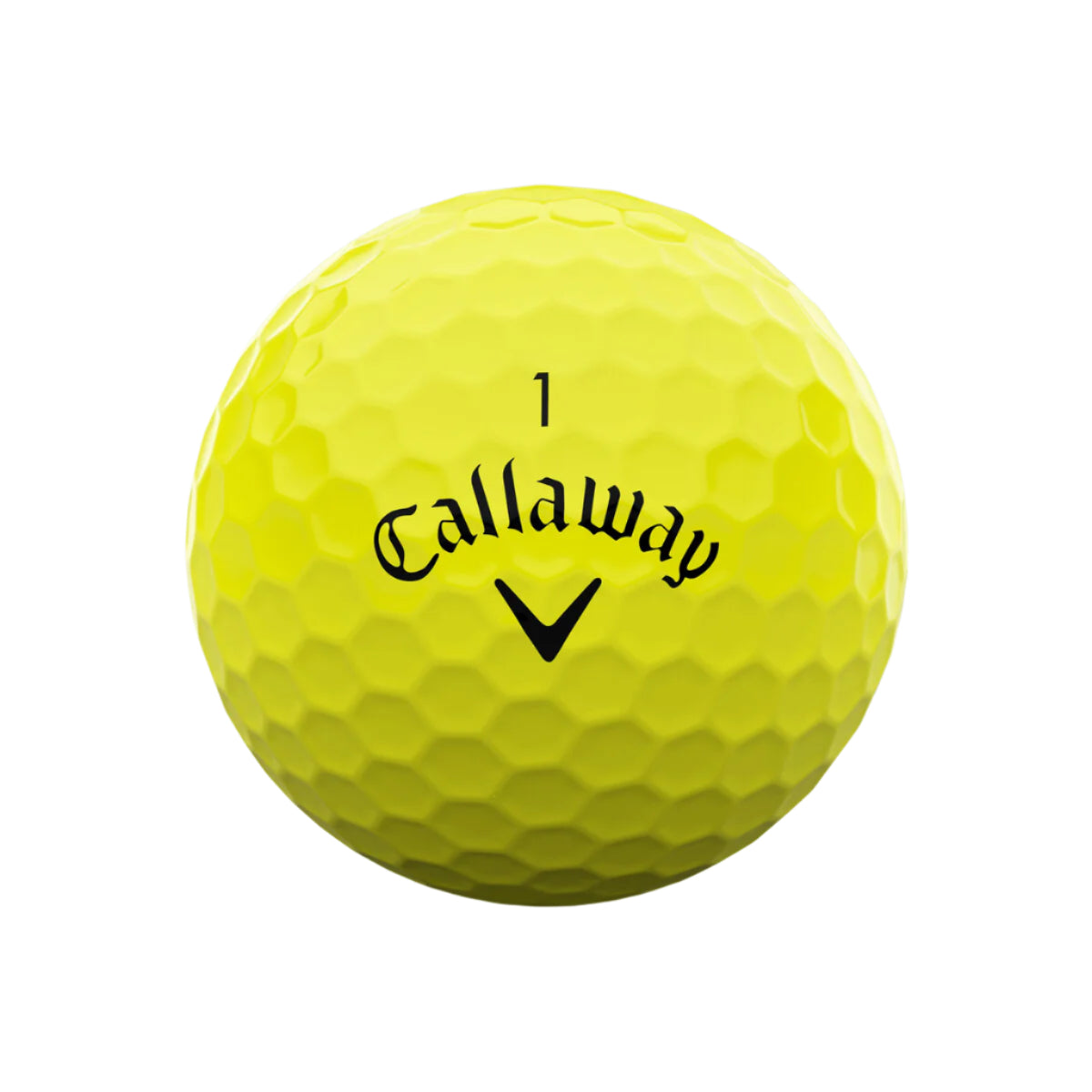Callaway 2025 Supersoft Golf Balls - Yellow