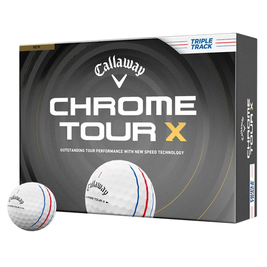 Callaway 26' Chrome Tour X Triple Track Golf Balls - Dozen
