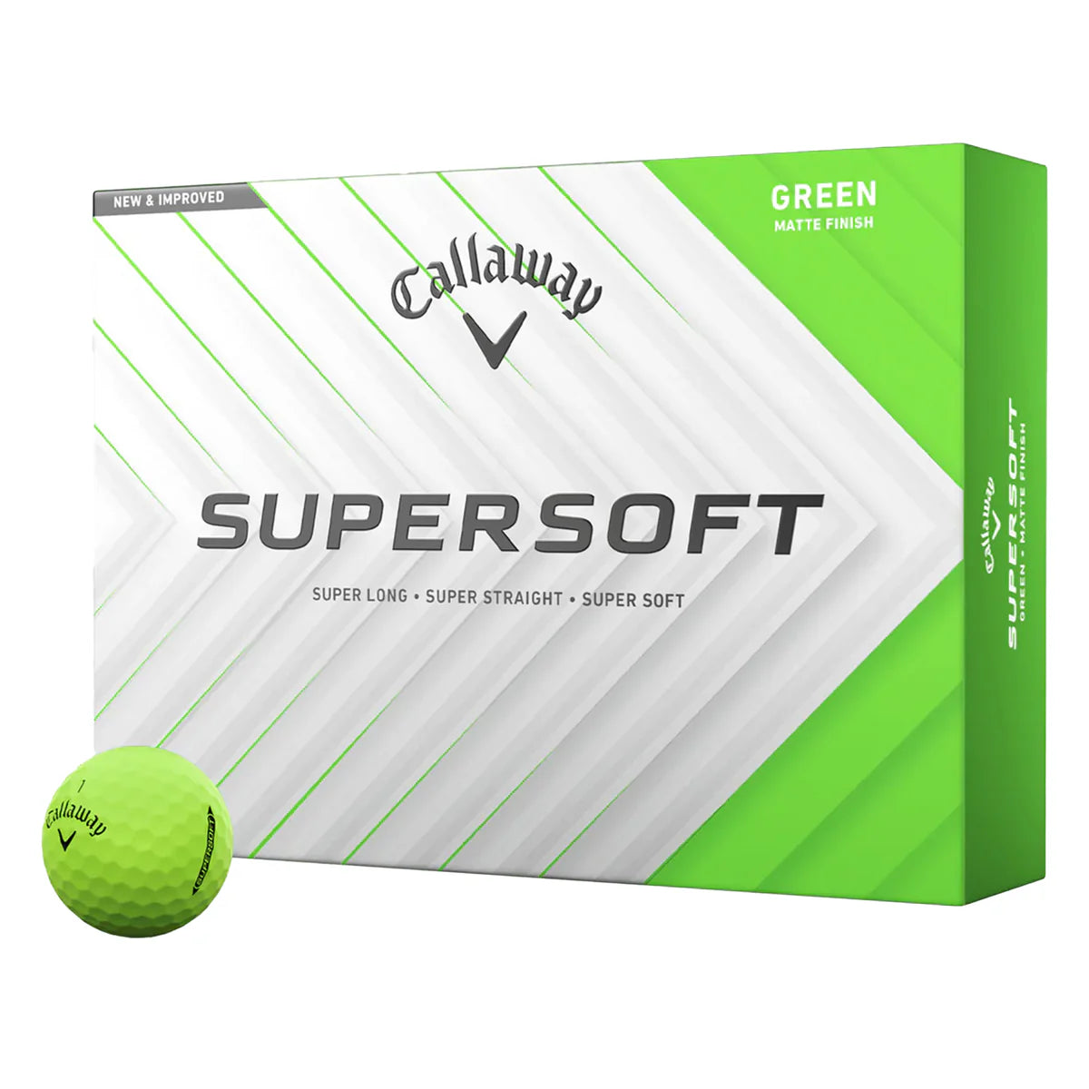 Callaway 2025 Supersoft Golf Balls - Green